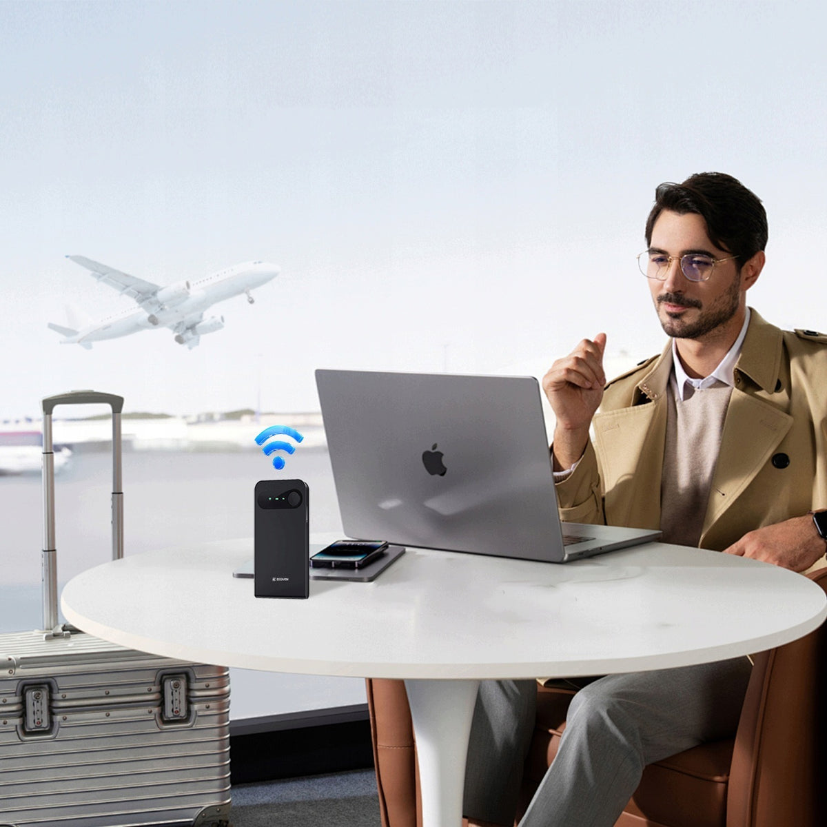 ECOVOX 4G Portable Wi-Fi Access Point for Travel in Over 150 Countries 86g Packaging status original