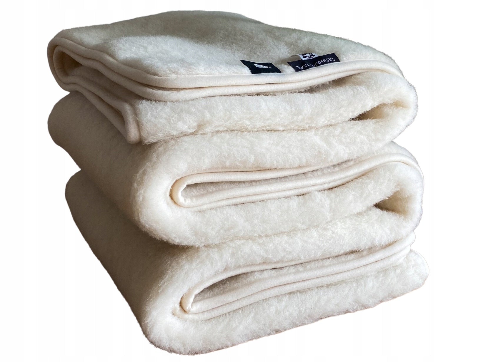 ECRU WOOL BLANKET 140X200 – NATURAL CASHMERE WOOL