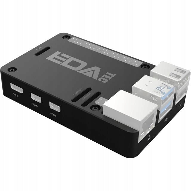 ED-Pi5Case-BB - Metal housing with passive cooling for Raspberry Pi 5
