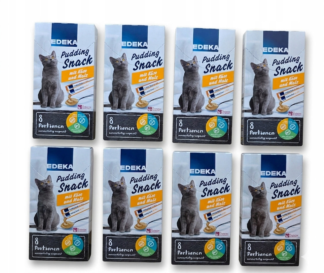 EDEKA Pudding Snack for Cat Snacks Mousse Sauces 40x15g
