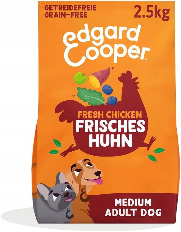 EDGARD & COOPER DOG FOOD 2,5 KG CHICKEN WITHOUT GRAINS NATURAL