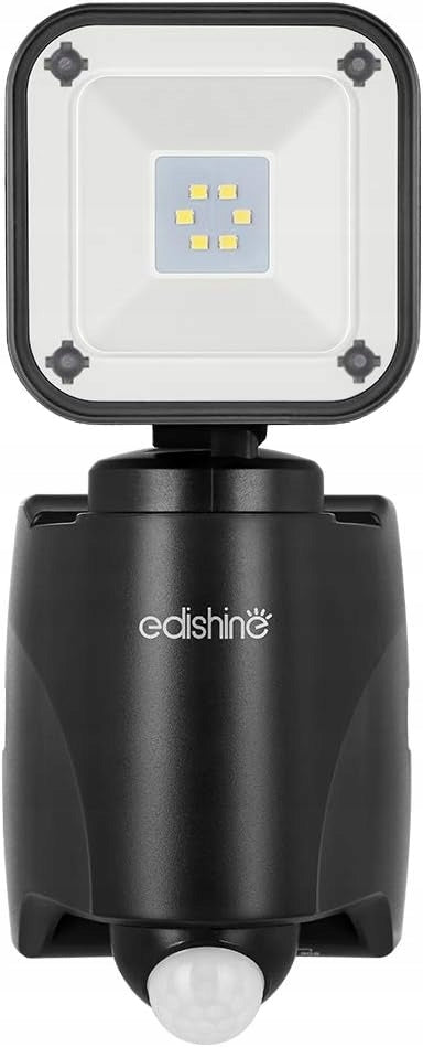 EDISHINE LED headlight with motion sensor, wireless outdoor spotlight.