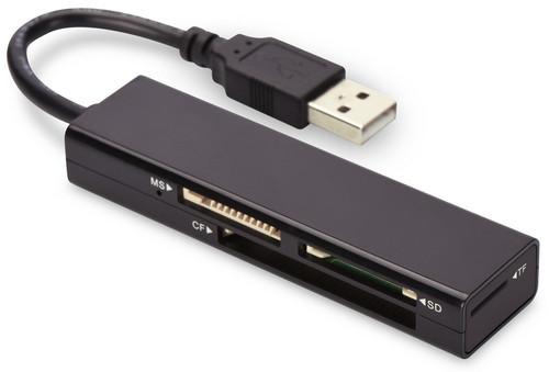 EDNET 4-port USB 2.0 HighSpeed CF, SD,mSD, memorystick card reader