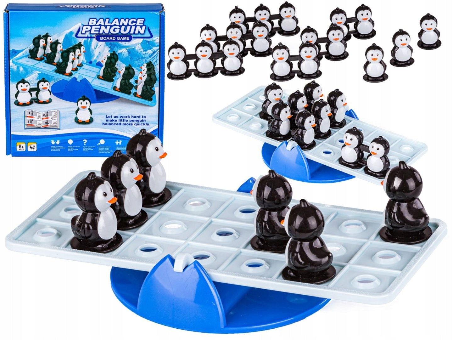 Stalo žaidimas Balance Penguin