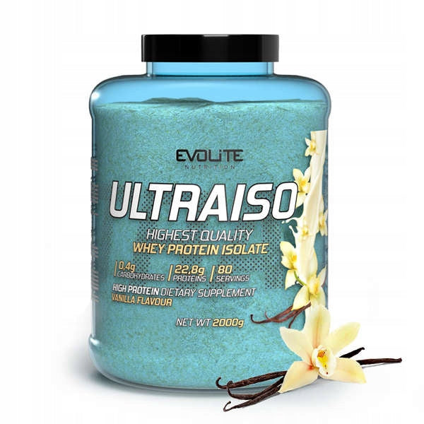 EEvolite ULTRAISO 2000g taste VANILLA Protein Isolate Protein WPI CONDITIONER Expiration date not specified