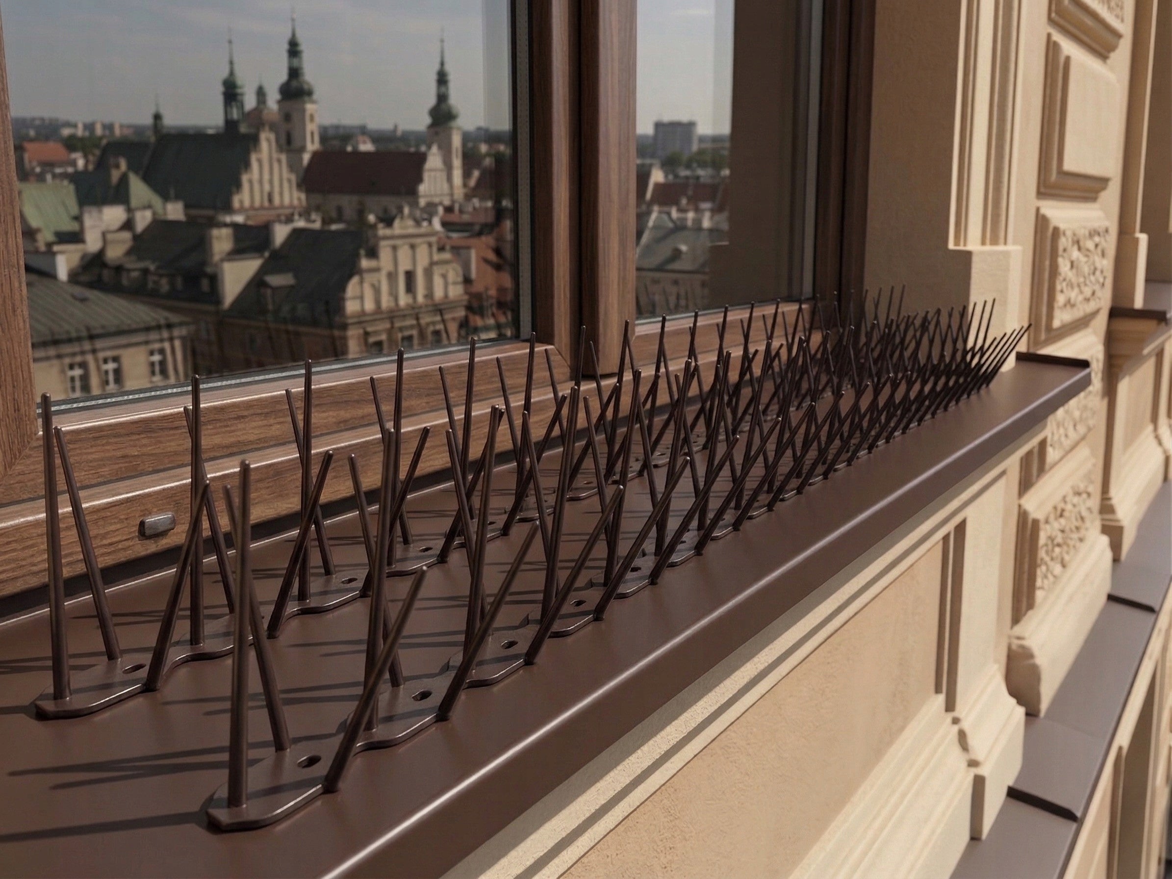 EFFECTIVE PLASTIC BIRD SPIKES PIGEONS 4 COLORS DURABLE AND SAFE Use Against birds