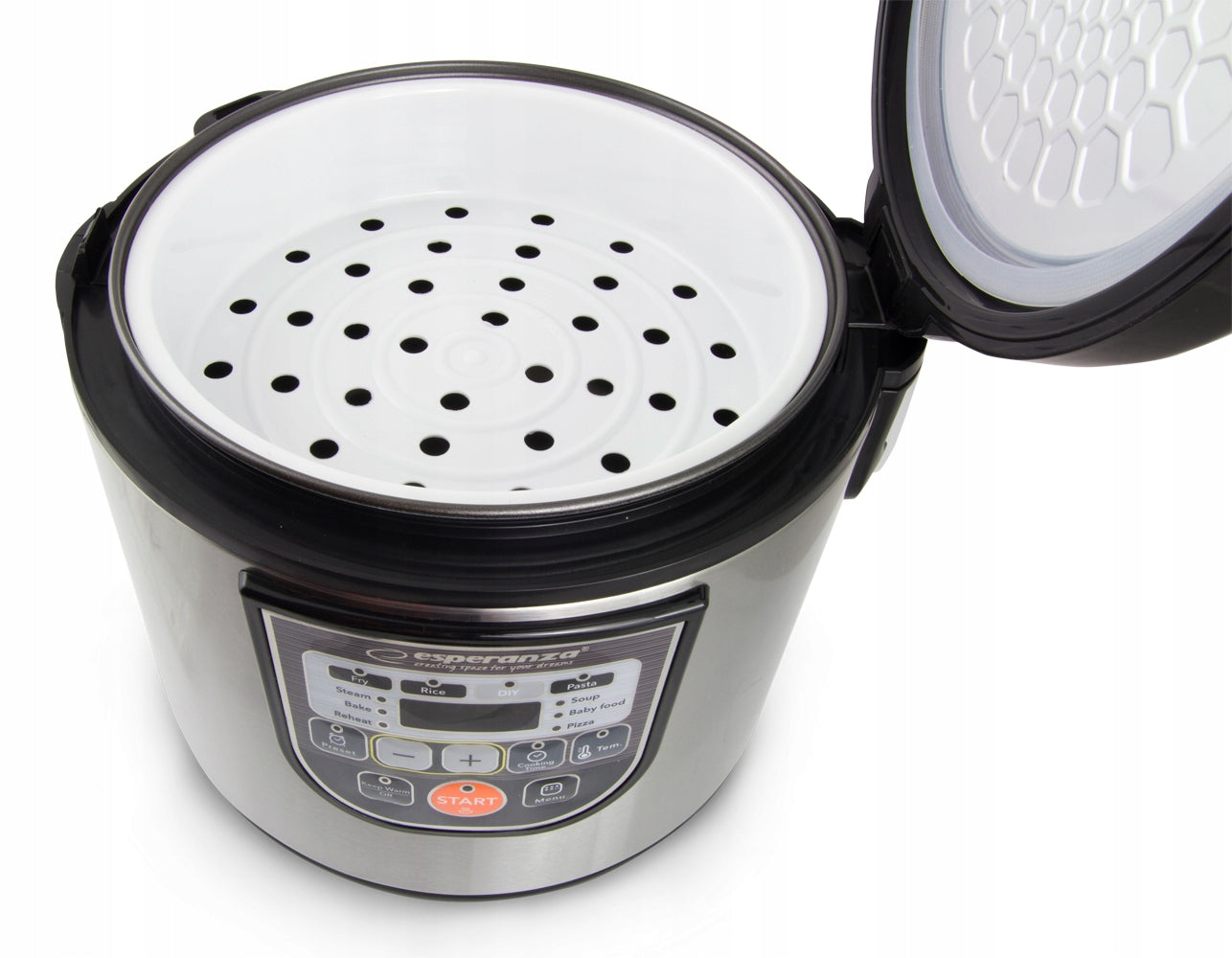 EFFICIENT MULTICOOKER ELECTRIC POTFASTENER STEAMER MULTIFUNCTIONAL LCD Brand Esperanza