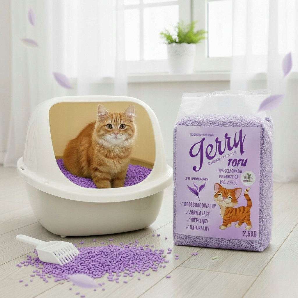 EFFICIENT cat litter 100% NATURAL and Eco-friendly Does not stick to paws Packaging status original