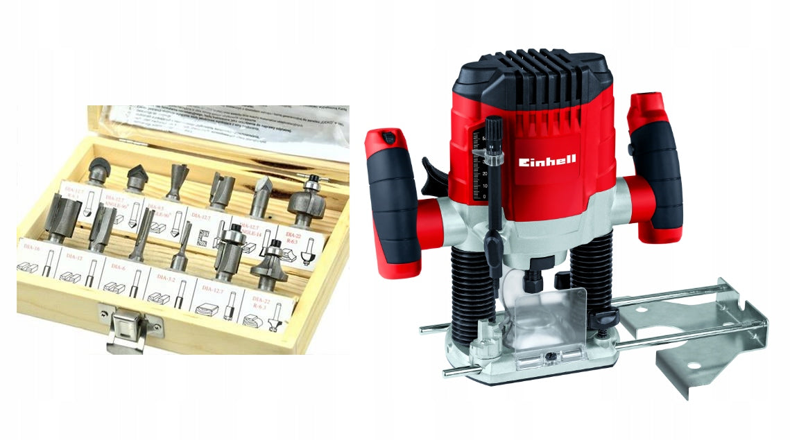 EINHELL SPINDLE MILLING MACHINE TH-RO 1100 CUTTERS