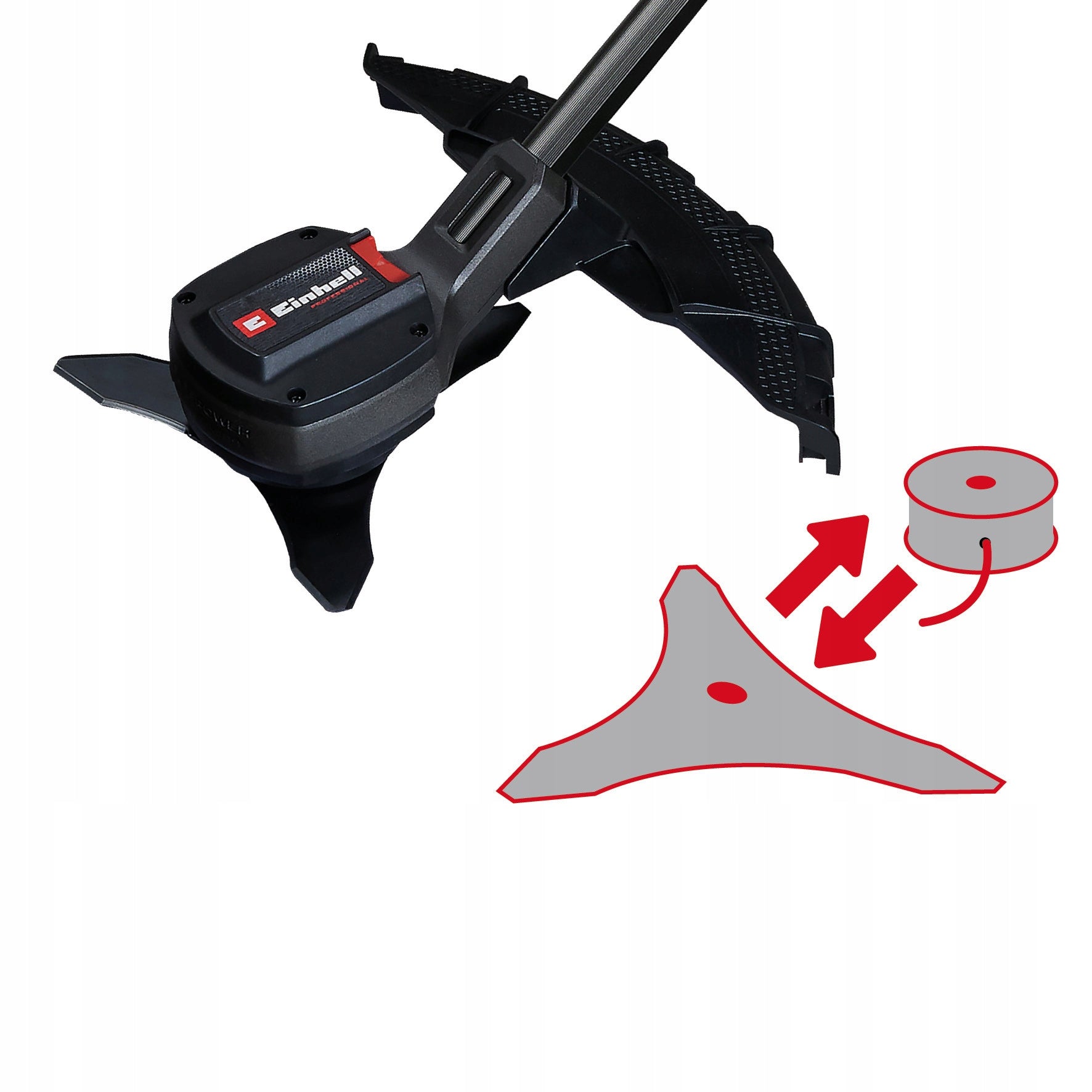 EINHELL TRIMMER 43cm CORDLESS SCYTHE 2x18V GP-BC 36/430 Li BL-Solo Model GP-BC 36/430 Li BL-Solo