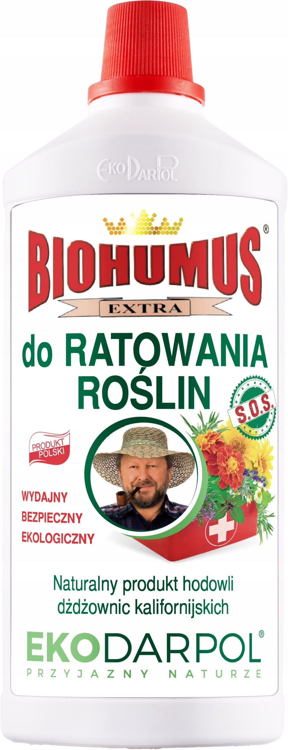 EKODARPOL BIOHUMUS EXTRA S.O.S. for plant rescue, 1L