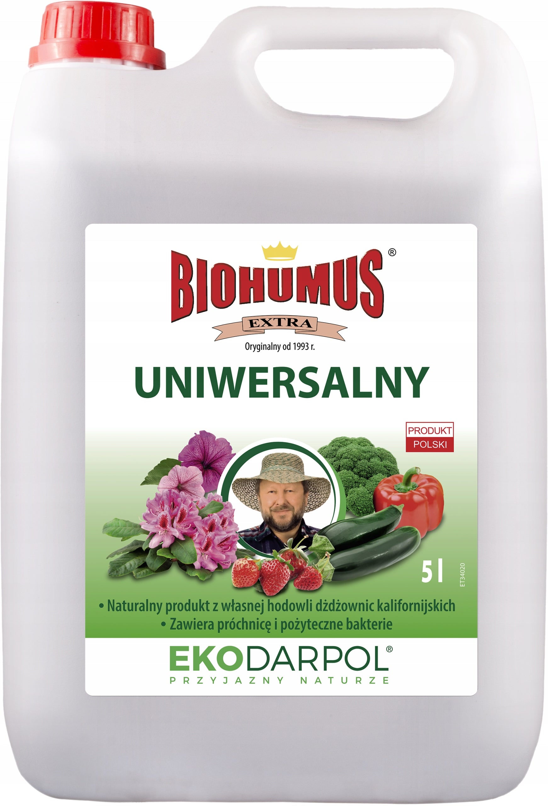 EKODARPOL BIOHUMUS EXTRA UNIVERSAL, universal fertilizer 5L