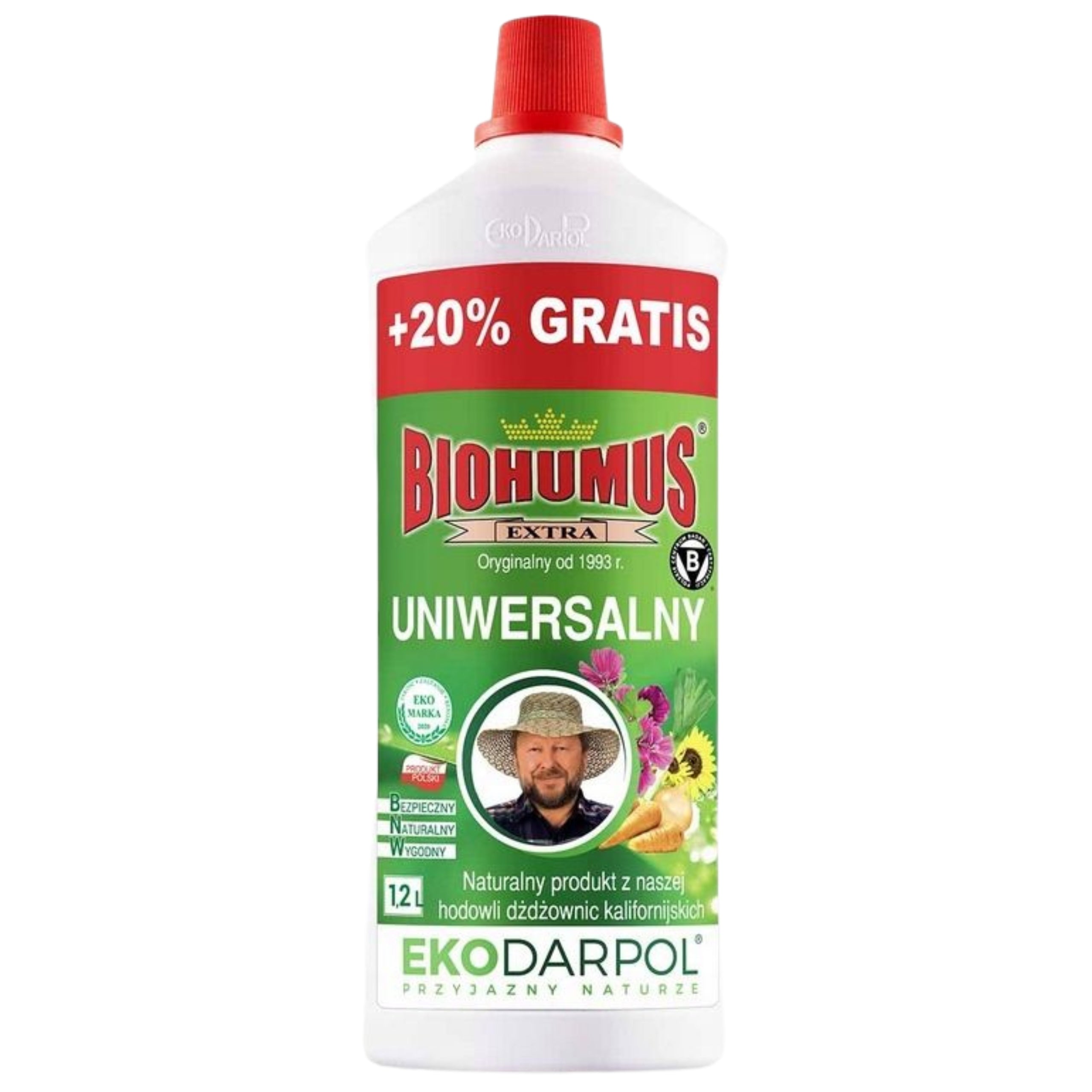 EKODARPOL Biohumus Extra Natural Universal Fertilizer for Care 1,2l
