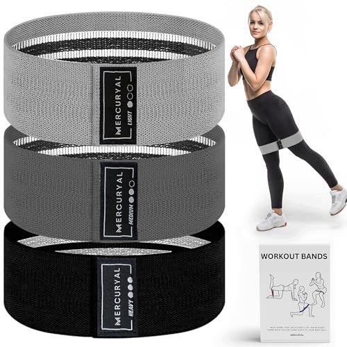 ELASTIC BANDS FITNESS GLUTEOS SET OF 3 FOR WOMEN BLACK Brand no brand