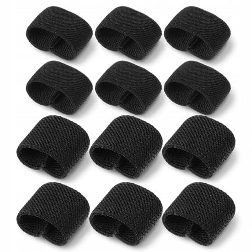 ELASTIC BELT LOOPS BACKPACK 12 PCS BLACK WITHOUT SEWING FOR HOME Brand no brand