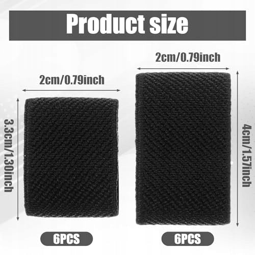 ELASTIC BELT LOOPS BACKPACK 12 PCS BLACK WITHOUT SEWING FOR HOME Manufacturer code Bez marki