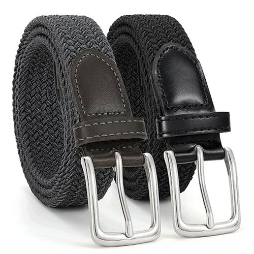 ELASTIC BRAIDED STRAP FOR MEN AND WOMEN FOR JEANS 3CM 2PCS