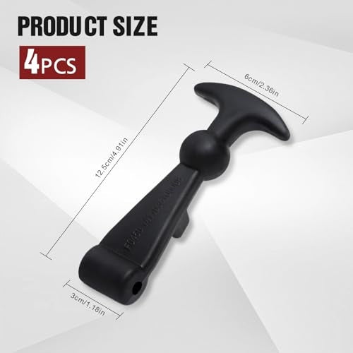 ELASTIC HANDLE FOR MASKS RUBBER 12 CM SHAPE T TOOL 4 PCS. Manufacturer code Bez marki