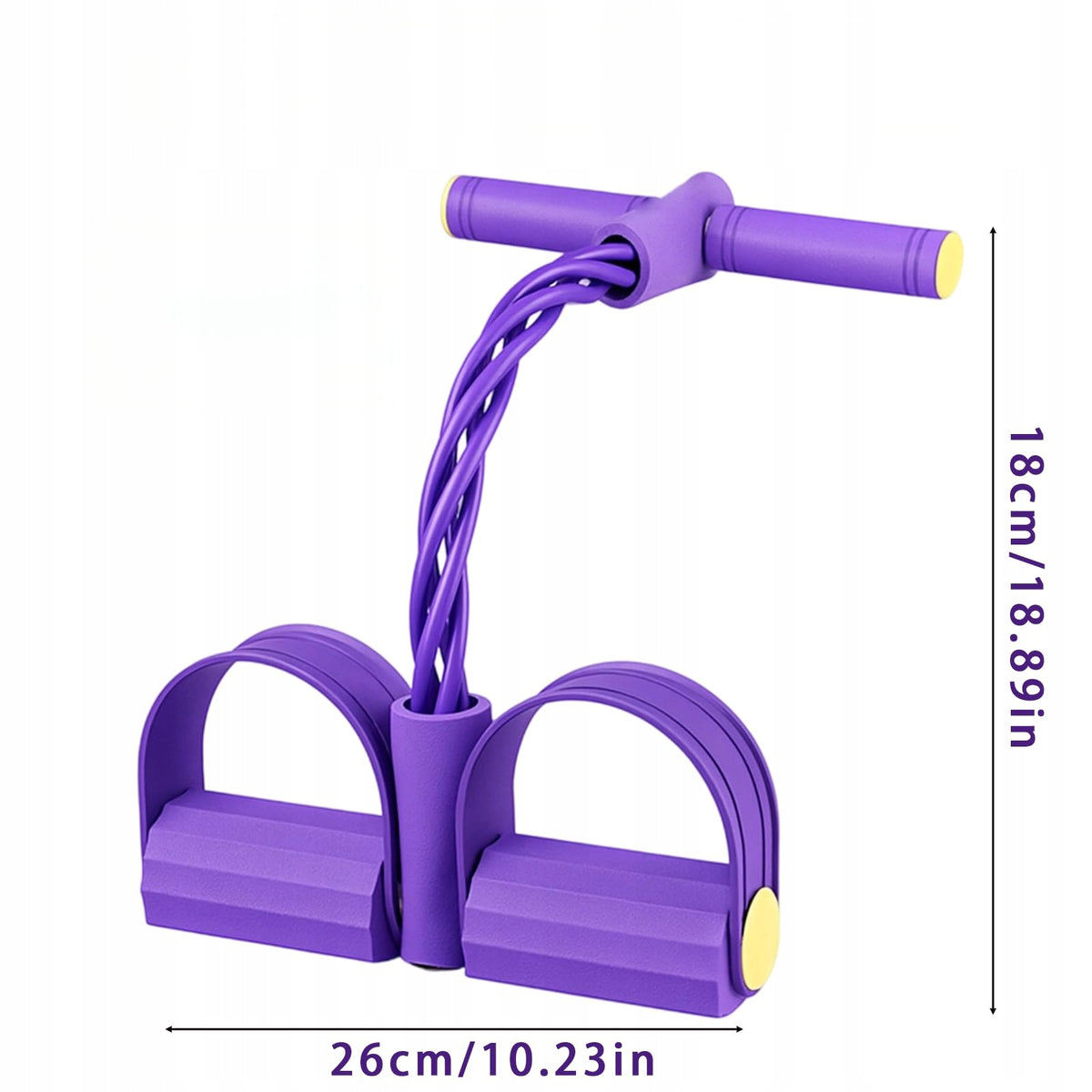 ELASTIC PEDAL PULLER RESISTANCE BAND FOR CRUNCHES AND YOGA EXERCISES Brand no brand