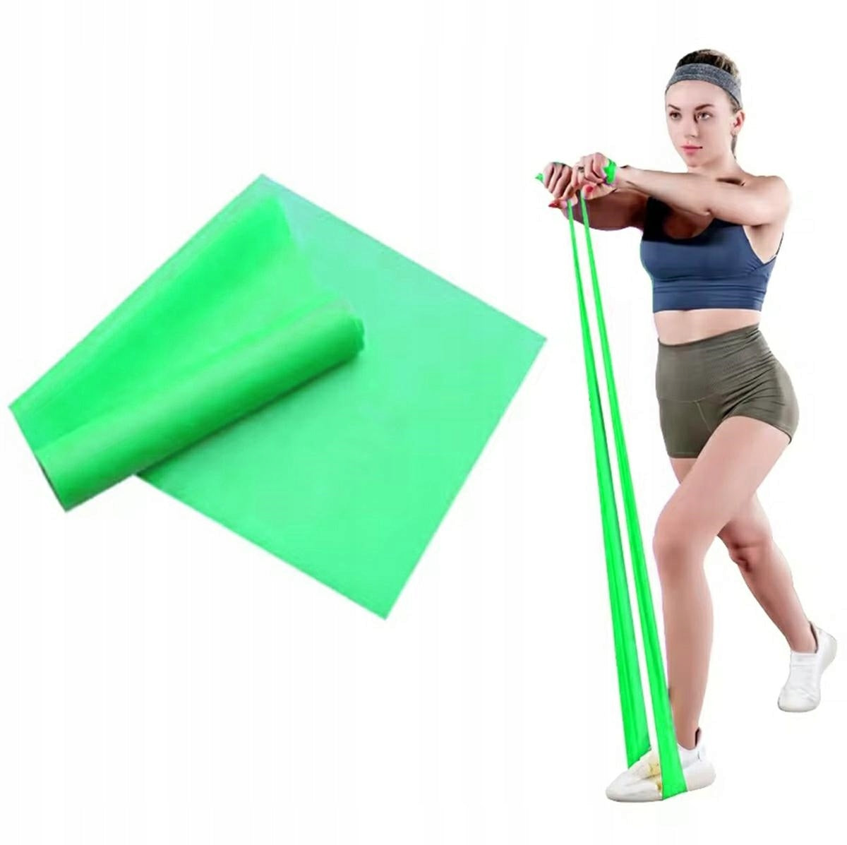 ELASTIC RUBBER BAND FOR REHABILITATION FITNESS EXERCISES 9-11 KG