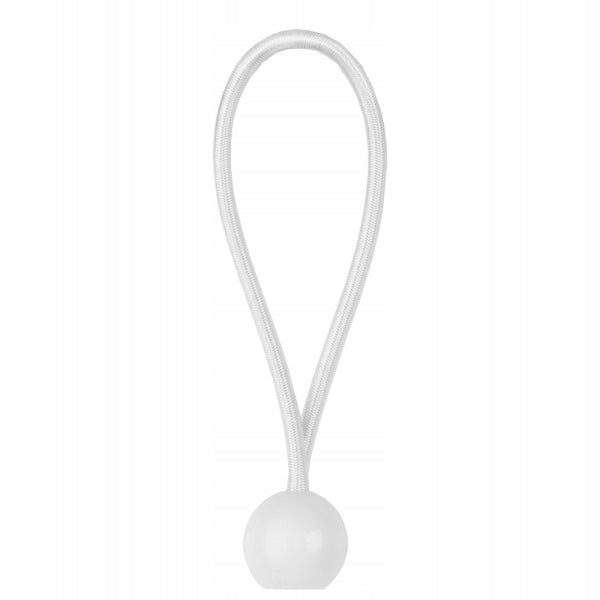 ELASTIC RUBBER WITH BALL BUNGEE CORD BALL 0,5x15cm 5 PCS BCB-0515WH-L BRADAS Packaging status original