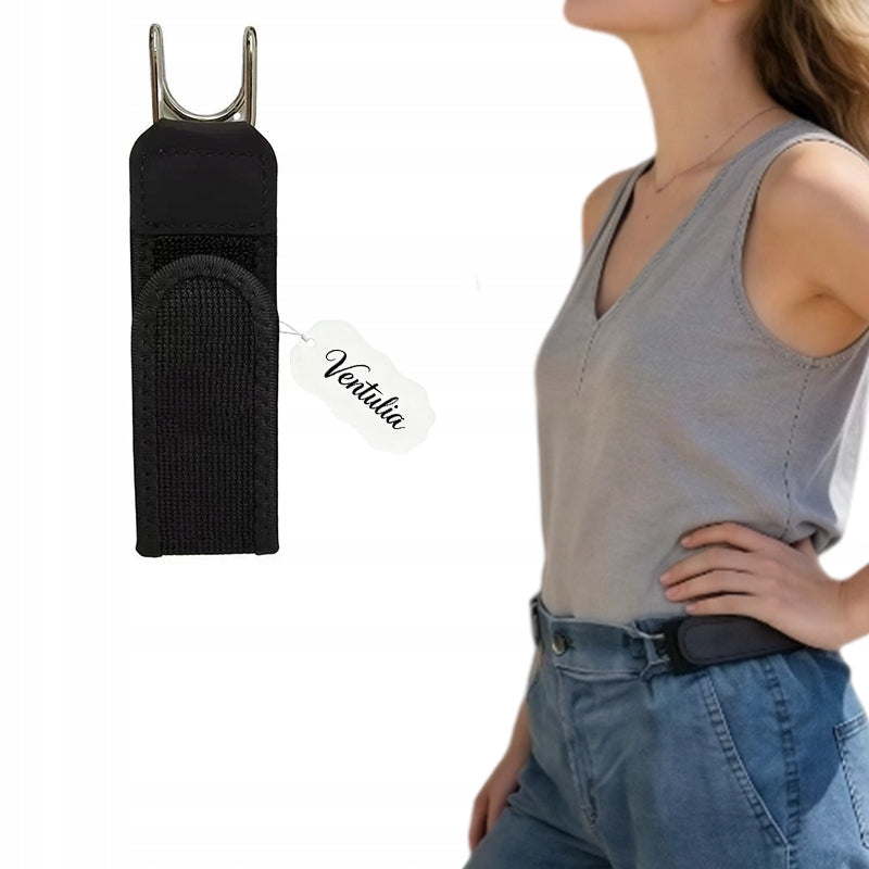 ELASTIC STRAP WITHOUT BUCKLE FOR TROUSERS COMFORTABLE ADJUSTABLE UNISEX, 2 pieces