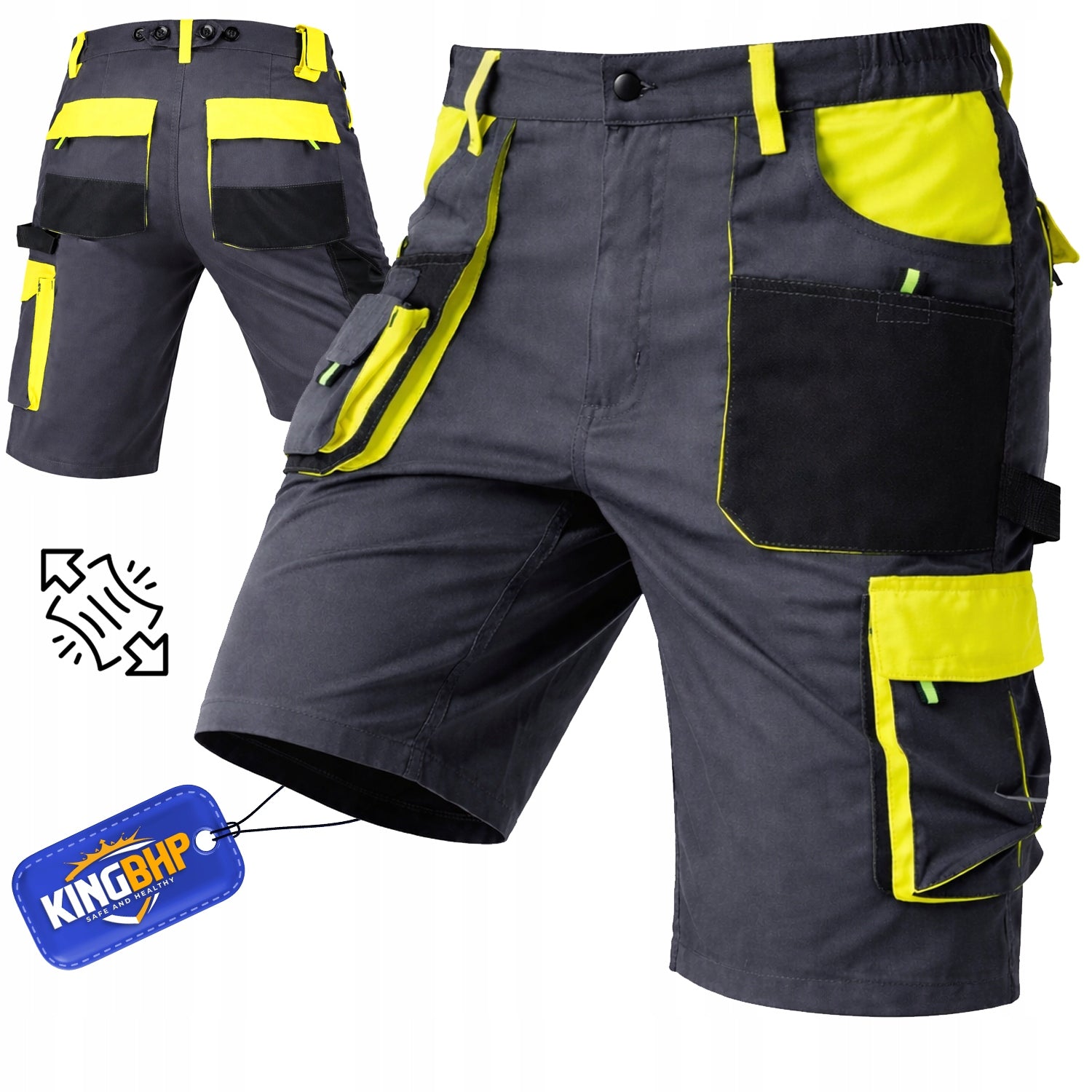 ELASTIC Work shorts protective shorts SPANDEX STRETCH bhp