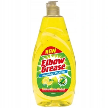 ELBOW GREASE DISHWASHING LIQUID LEMON SCENT 600ml