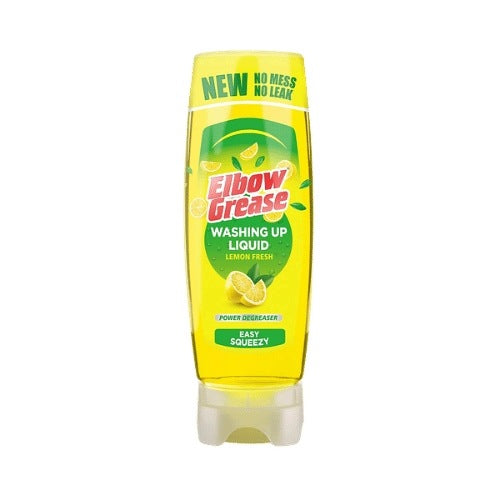 ELBOW GREASE LEMON-SCENTED DISHWASHING LIQUID 450 ML