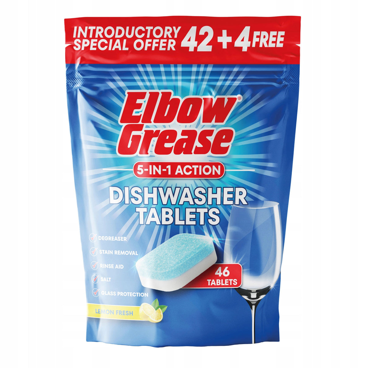 ELBOW LEMON FRESH Dishwasher Capsules 46pcs