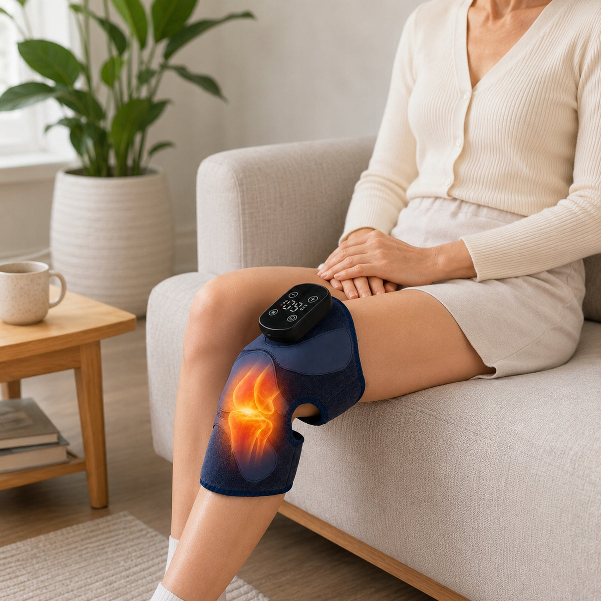 ELBOW MASSAGER WITH VIBRATION HEATING AND RED LIGHT Manufacturer code 56124
