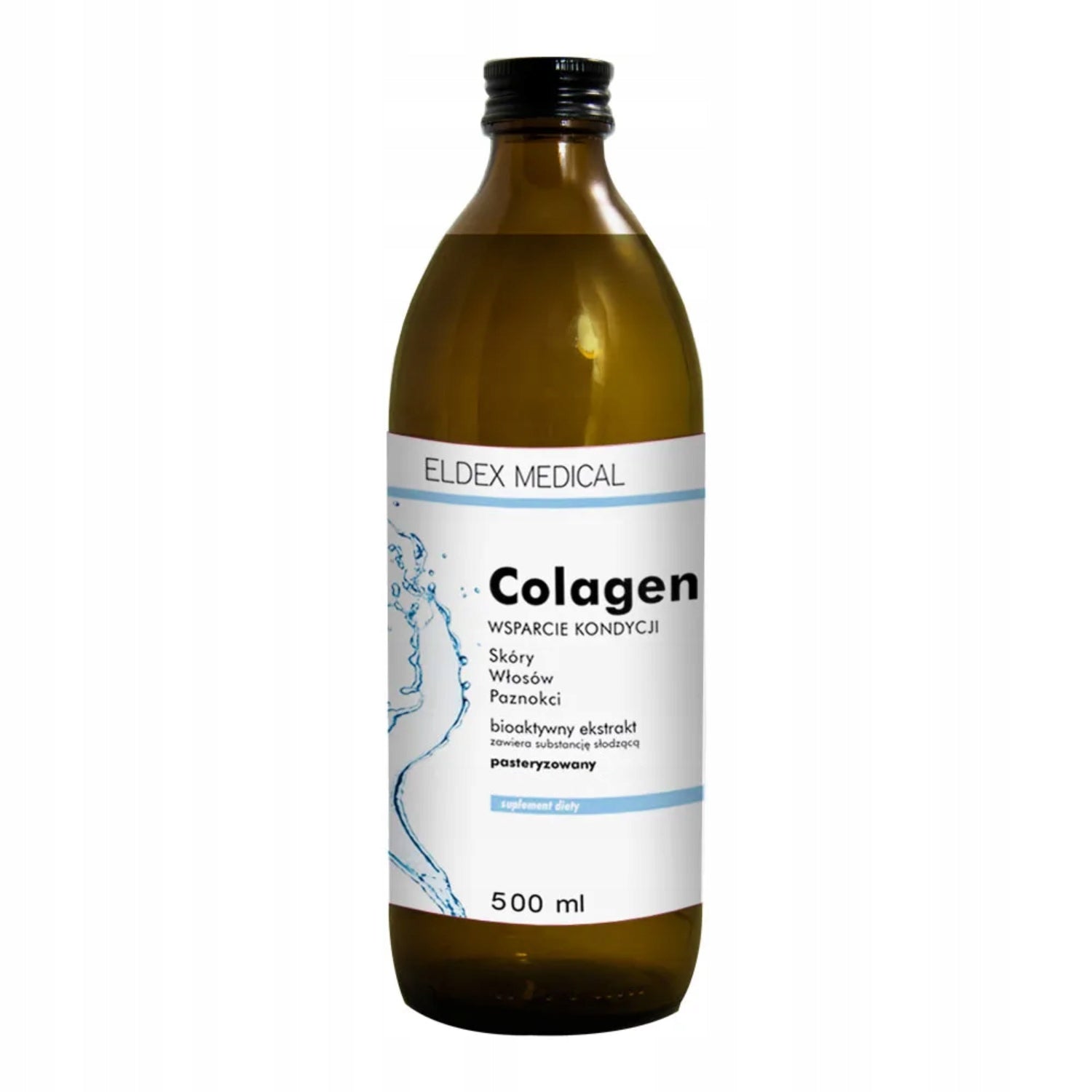 ELDEX MEDICAL COLAGEN Bioactive drink - collagen extract with vitamin C 500ml Packaging status original