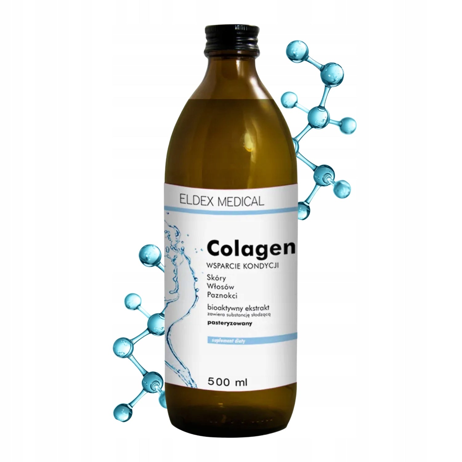 ELDEX MEDICAL COLAGEN Bioactive drink - collagen extract with vitamin C 500ml