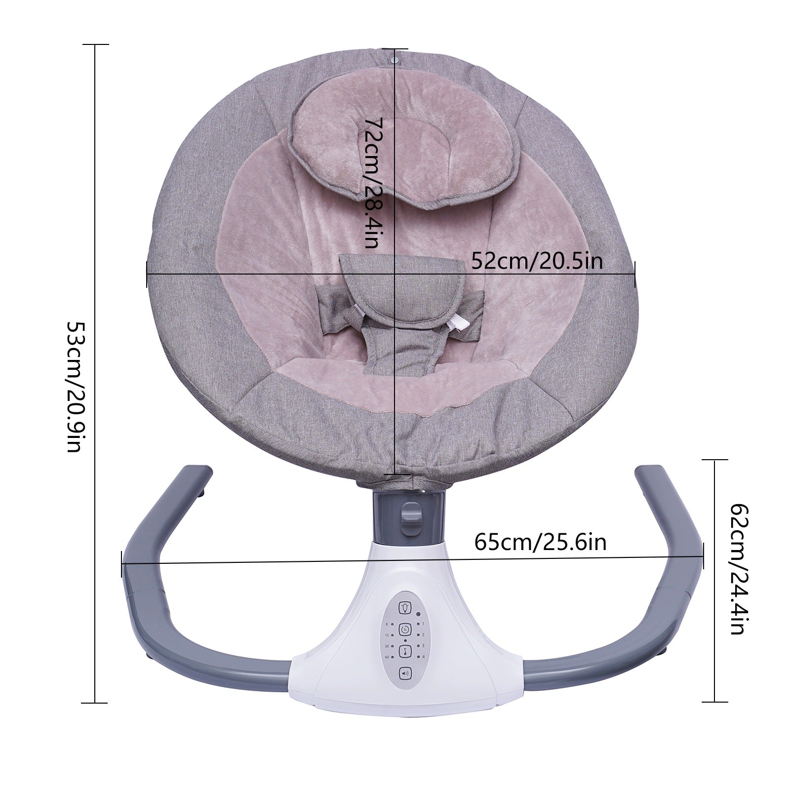 ELECTRIC 2-IN-1 SWING & BASSINET WITH BLUETOOTH Packaging status original