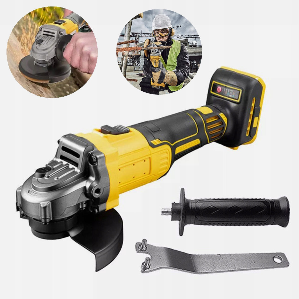 ELECTRIC ANGLE GRINDER 21V STRONG ANGLE GRINDER 125MM FOR DEWALT