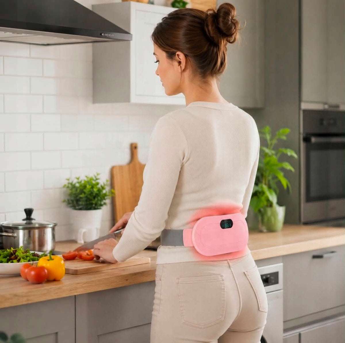 ELECTRIC BACK STRAP LUMBAR BACK VIBRATION MASSAGE USB-C Medical device no