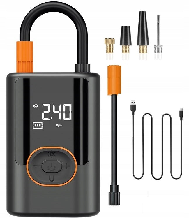 ELECTRIC BICYCLE PUMP CAR COMPRESSOR 4000 mAh POWERBANK 100W Manufacturer code JJM/B
