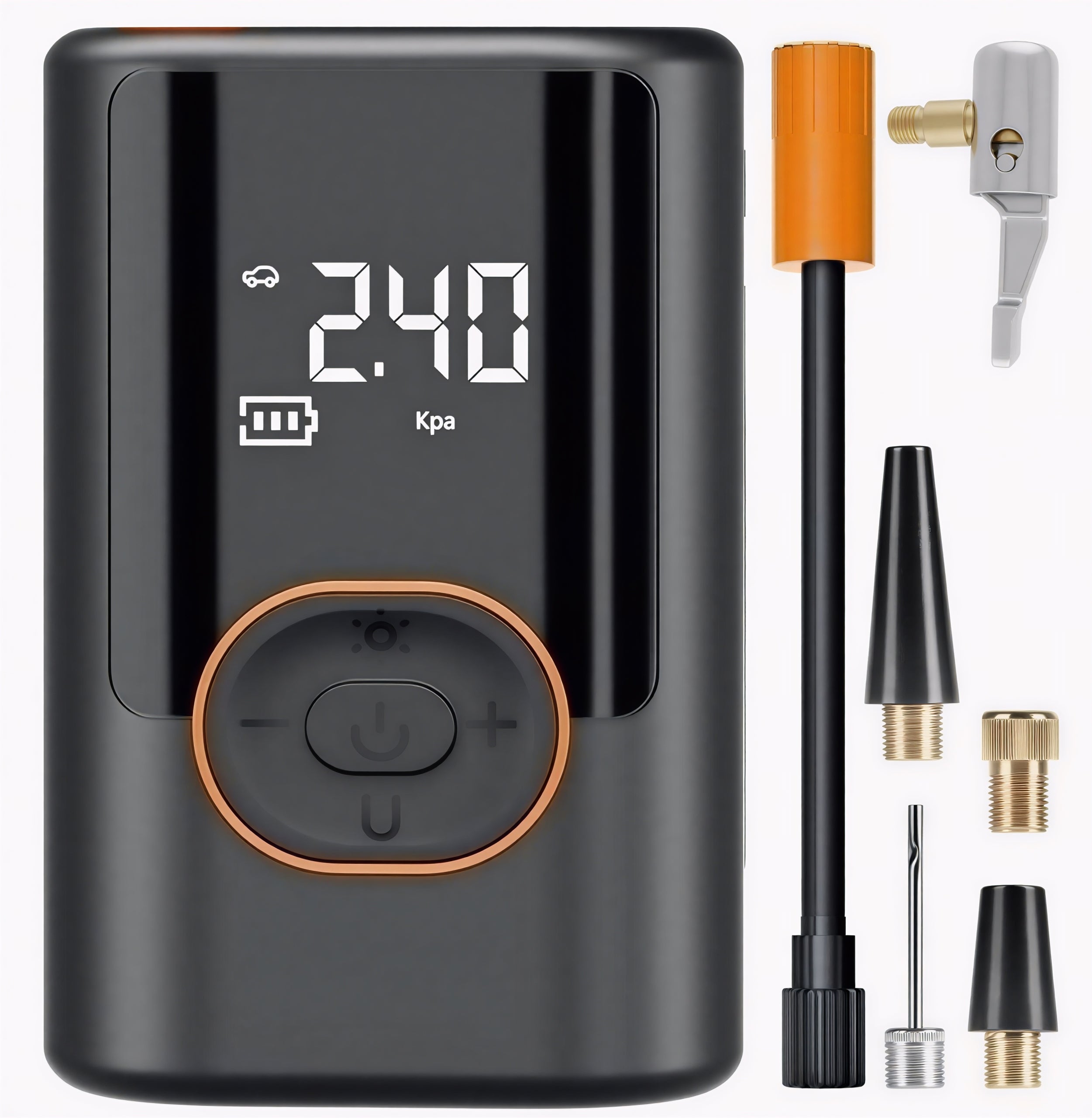 ELECTRIC BICYCLE PUMP CAR COMPRESSOR 4000 mAh POWERBANK 100W Packaging status original
