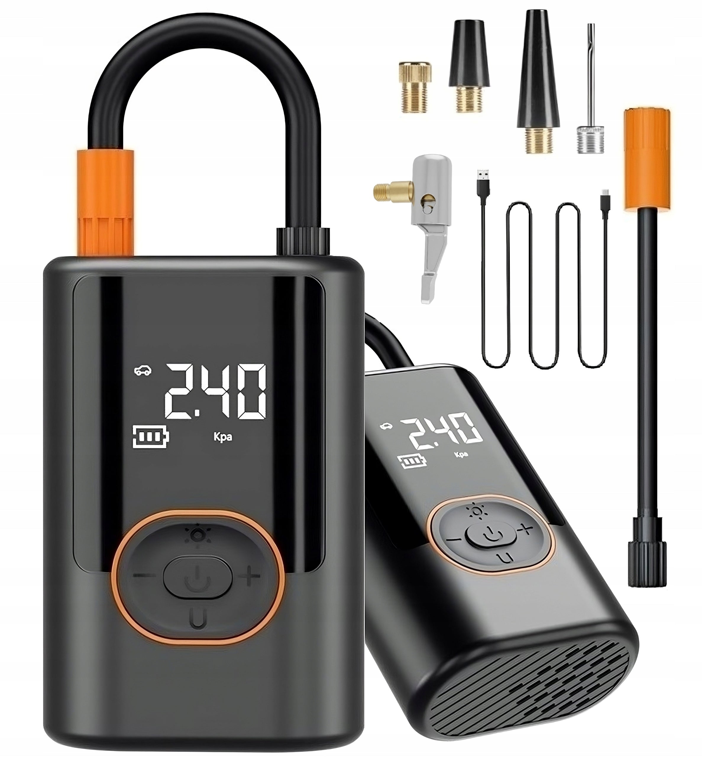 ELECTRIC BICYCLE PUMP CAR COMPRESSOR 4000 mAh POWERBANK 100W