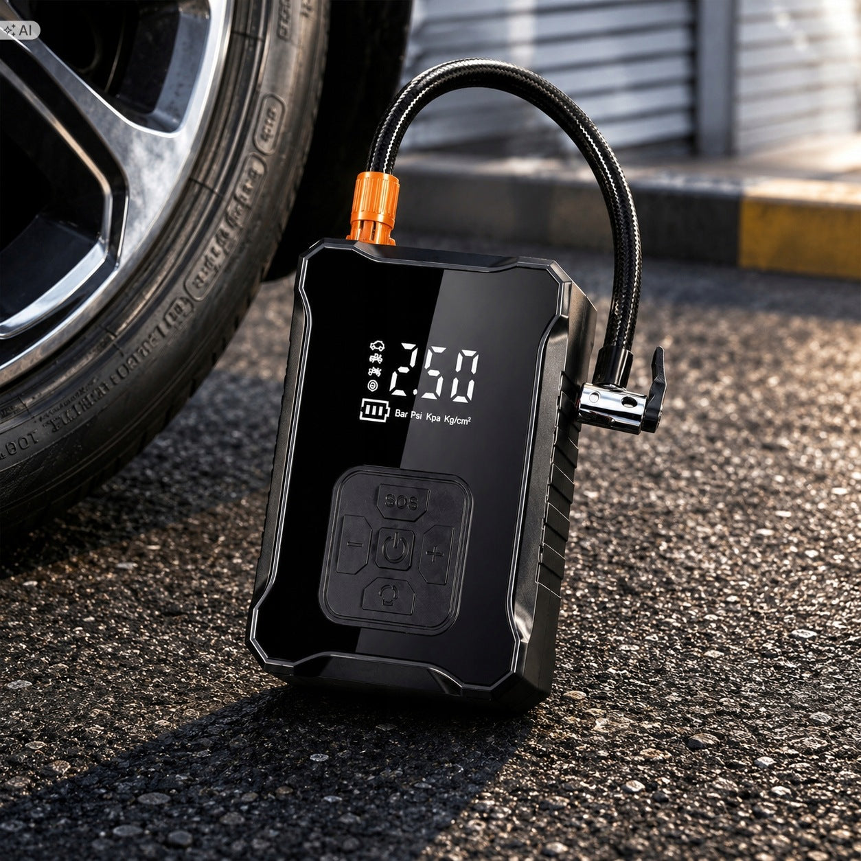 ELECTRIC BICYCLE PUMP FOR TIRES 3600mAh CAR COMPRESSOR 150PSI Brand no brand