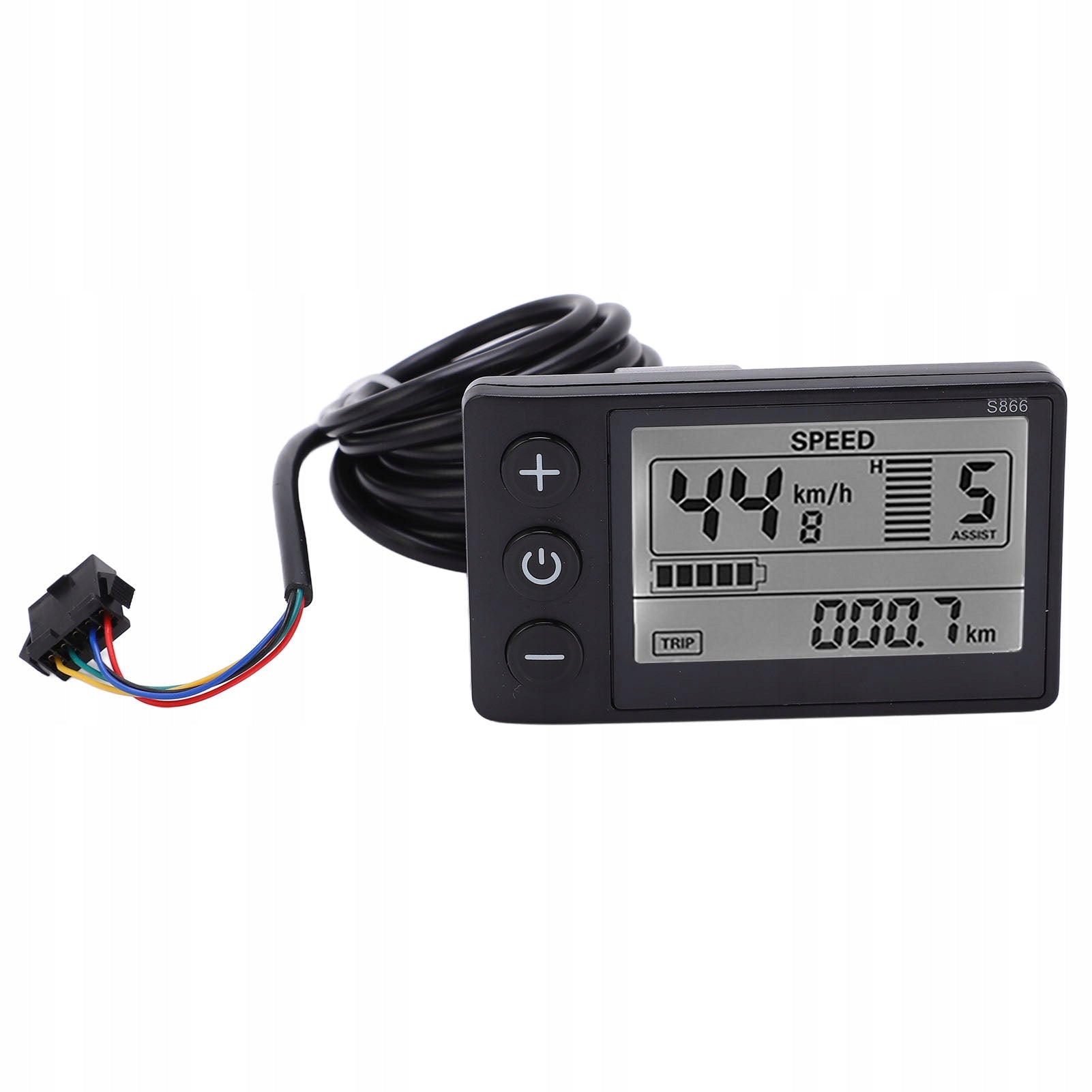 ELECTRIC BIKE CONTROL PANEL LCD DISPLAY S866 IP65 24V 36V 48V Batteries included yes