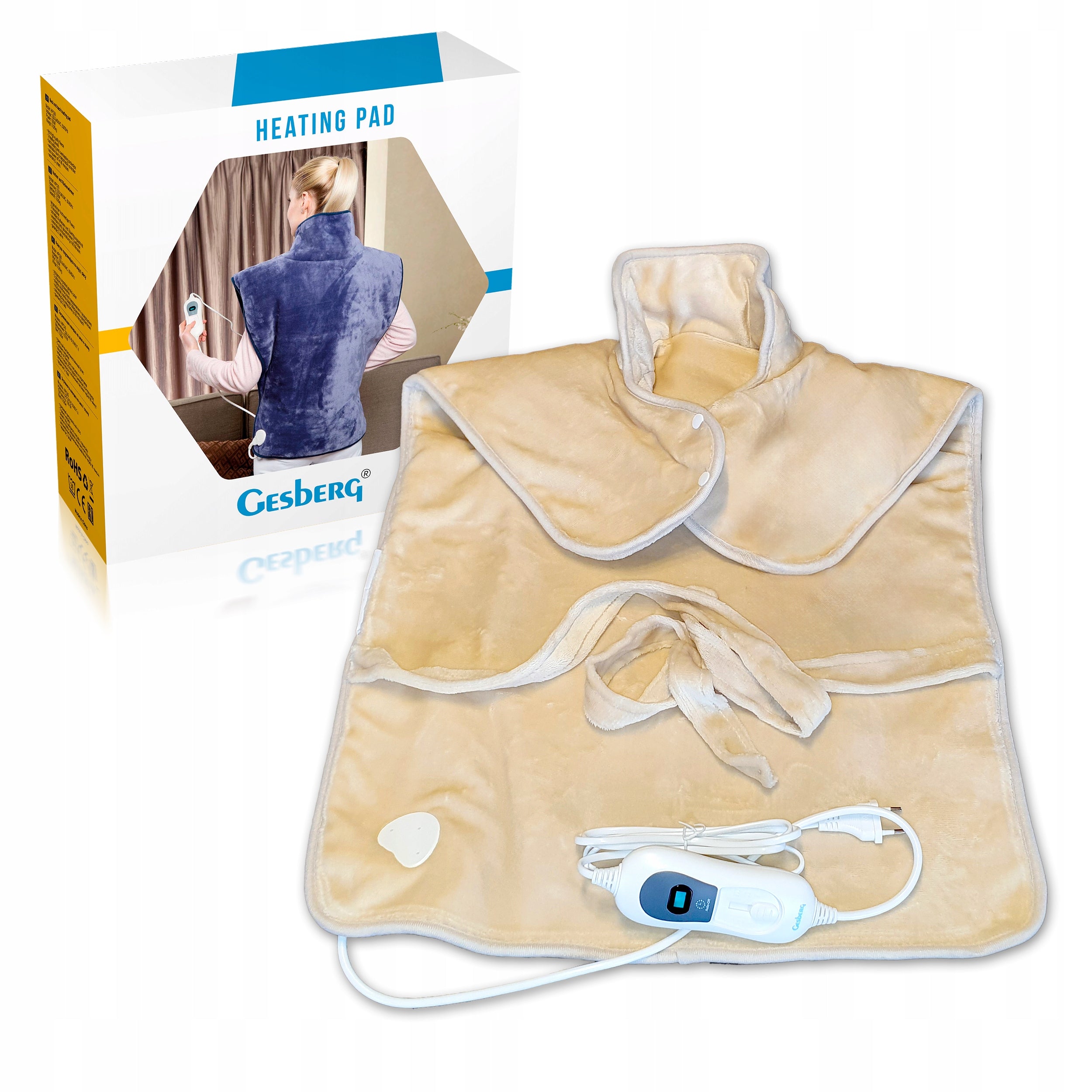ELECTRIC BLANKET FASTENED BACK WARMER NECK EAN (GTIN) 5905317662710