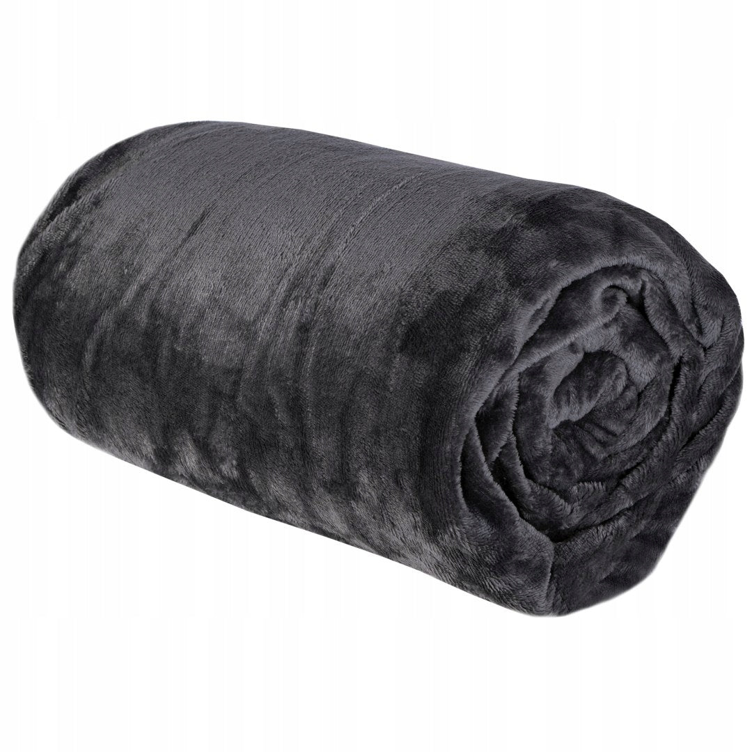 ELECTRIC BLANKET HEATING MAT SOFT FLEECE PILOT GREY
