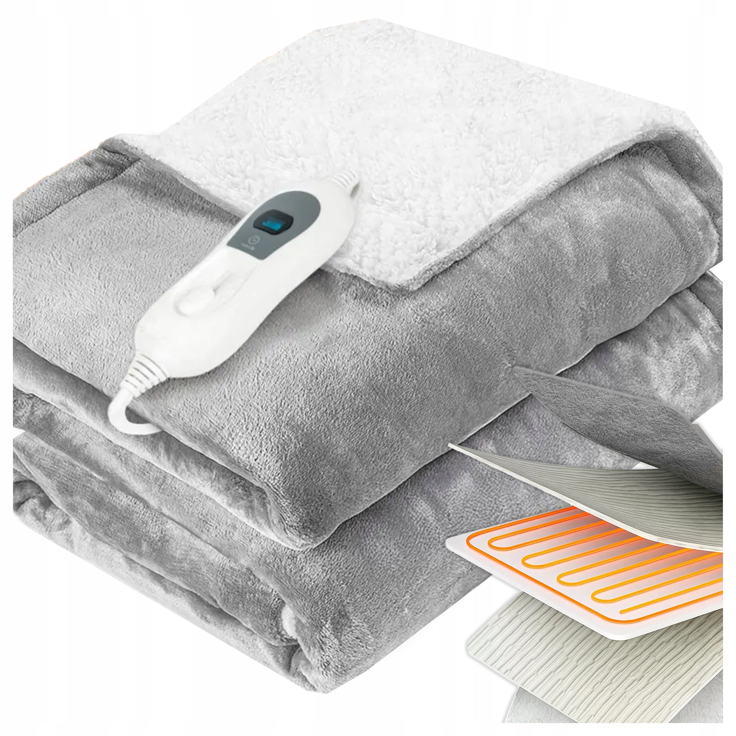 ELECTRIC BLANKET LARGE 180x130 DOUBLE HEATING MAT PILOT SOFT HEATING Medical device no