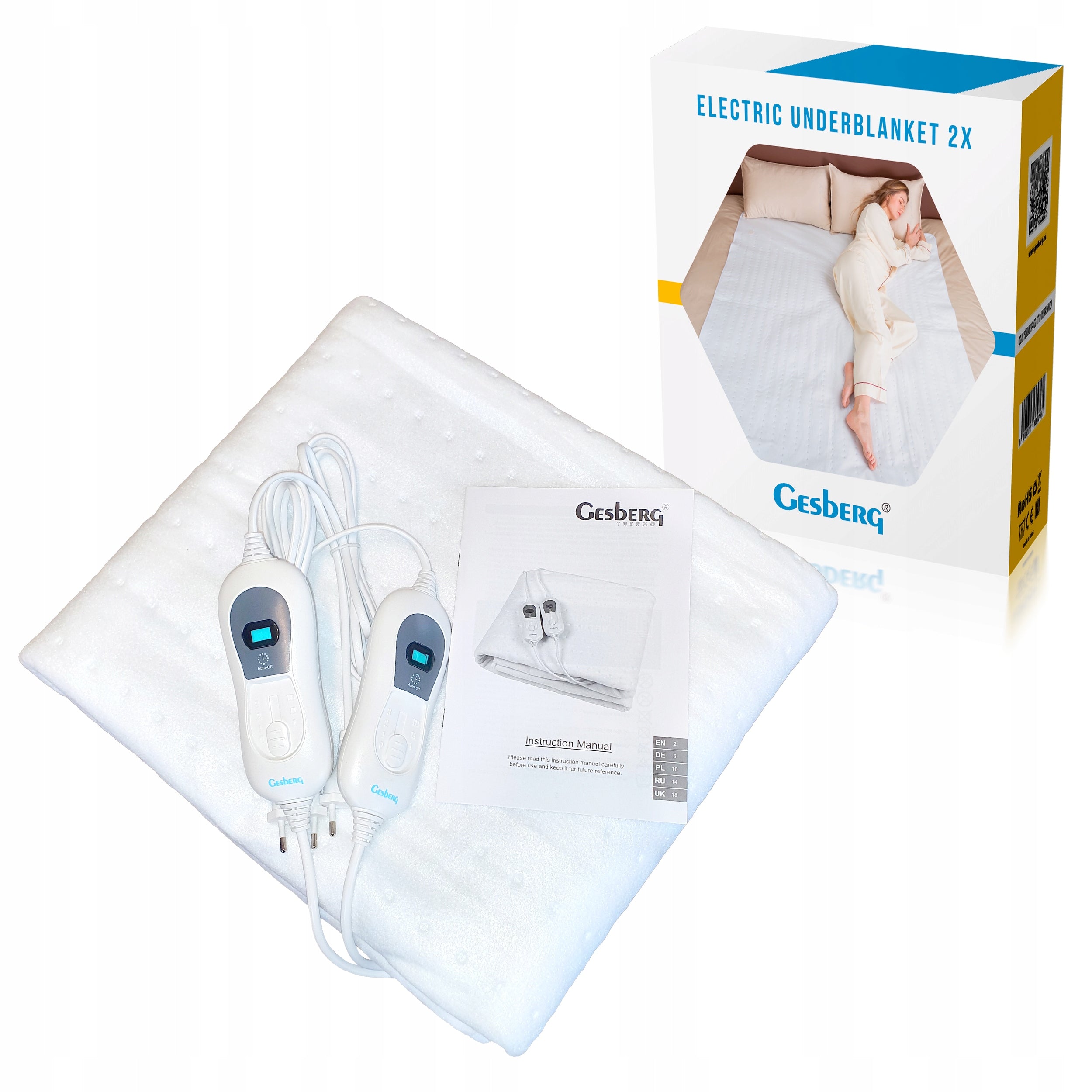 ELECTRIC BLANKET LARGE HEATING MAT 160x140cm PILOT