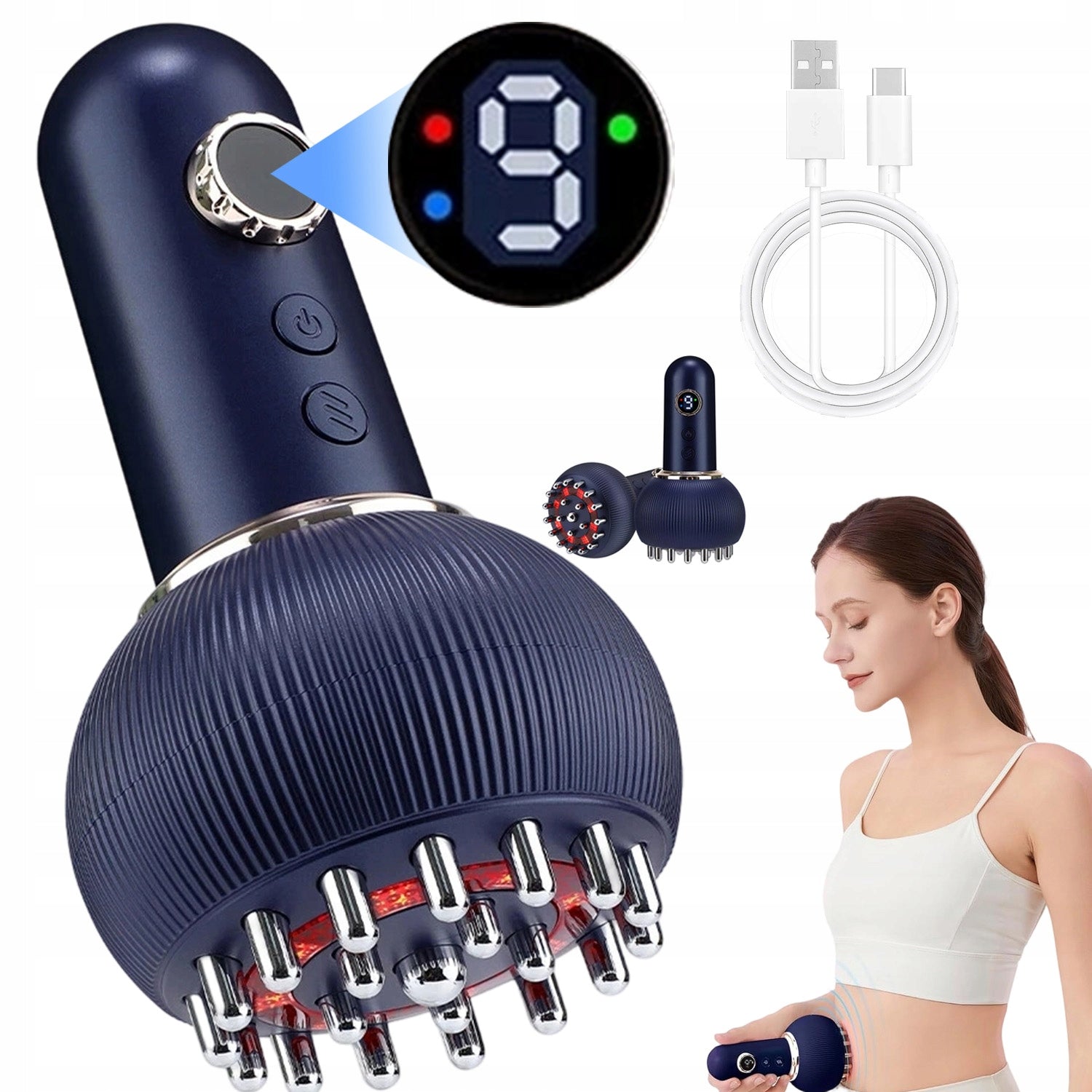 ELECTRIC BODY MASSAGER MERIDIAN COMPACT AND TREATS INTERMONTHLY