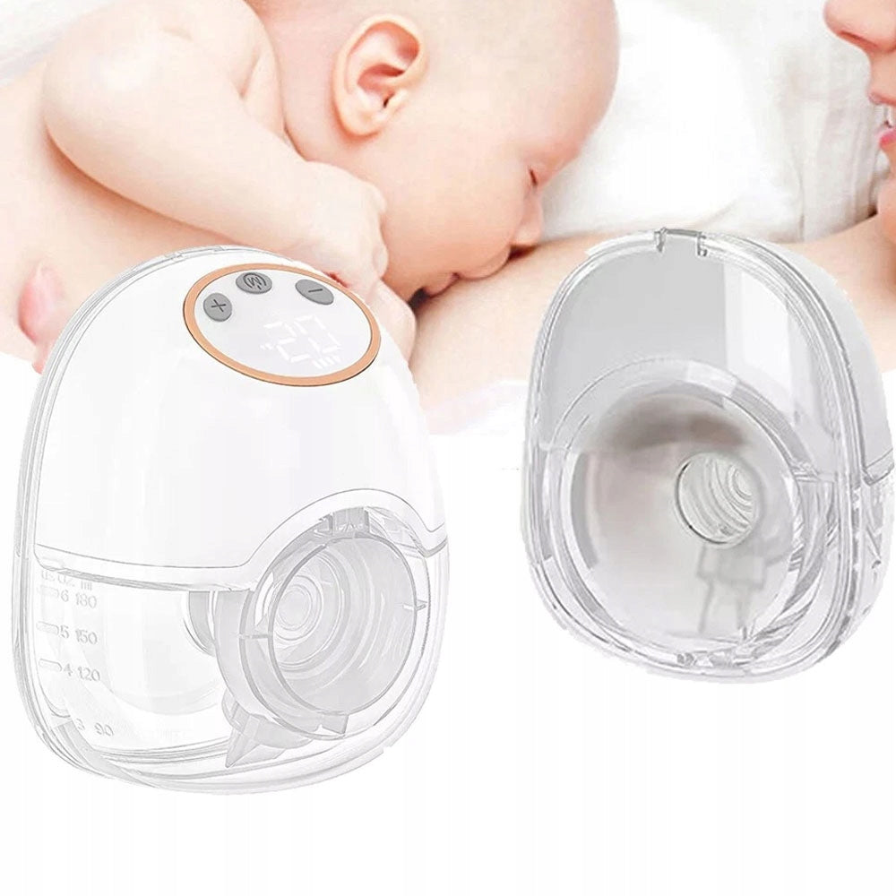 ELECTRIC BREAST PUMP 4 MODES WITH 1100MAH BATTERY AND SILICONE BRA