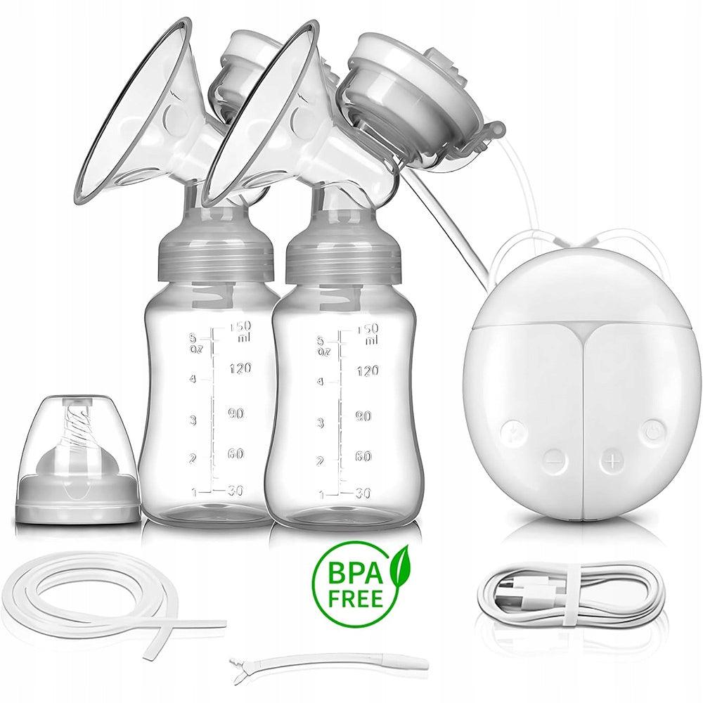 ELECTRIC BREAST PUMP DOUBLE FOOD EXTRACTOR FOR EXPRESSING FOOD USB Packaging status original