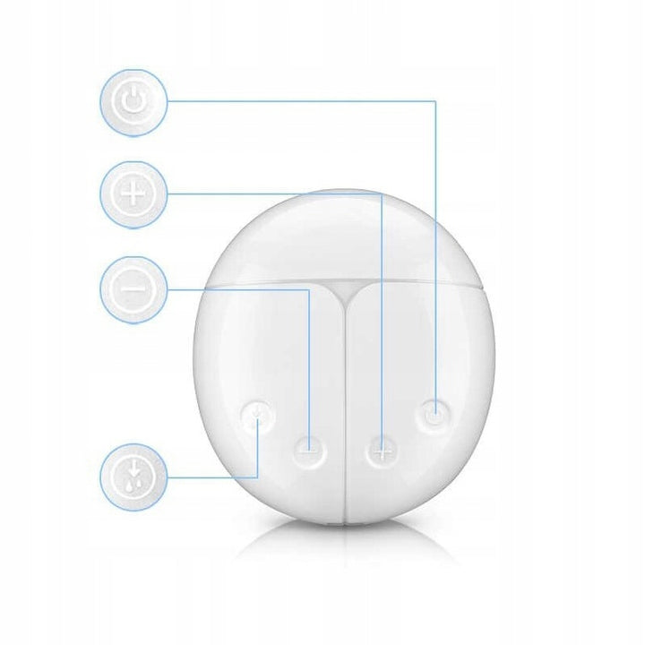 ELECTRIC BREAST PUMP DOUBLE TWO-PHASE MILK EXTRACTOR 4 LEVELS 2IN1 Packaging status original