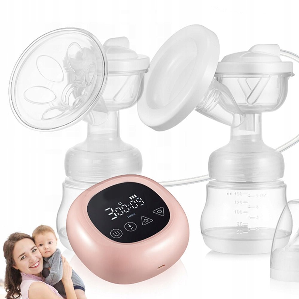 ELECTRIC BREAST PUMP DOUBLE TWO-PHASE MILK EXTRACTOR 9 LEVELS